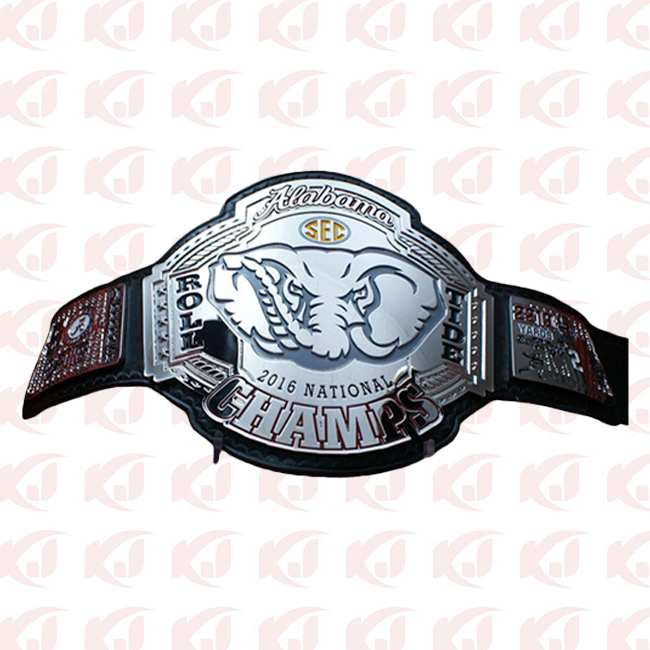 The 2016 Wrestling Champion Belt for Alabama Roll Tide