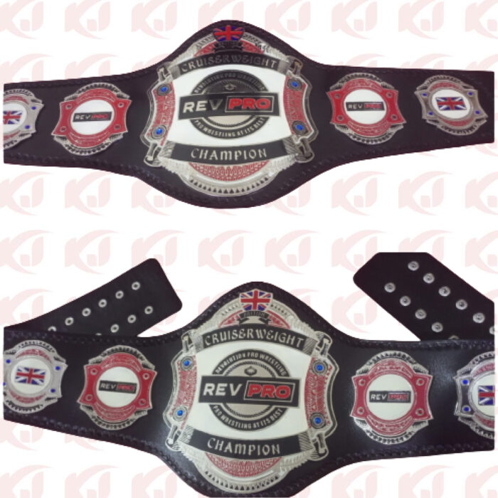 Revolution Undisputed, the British Rev Pro Cruiserweight Wrestling Champion belt