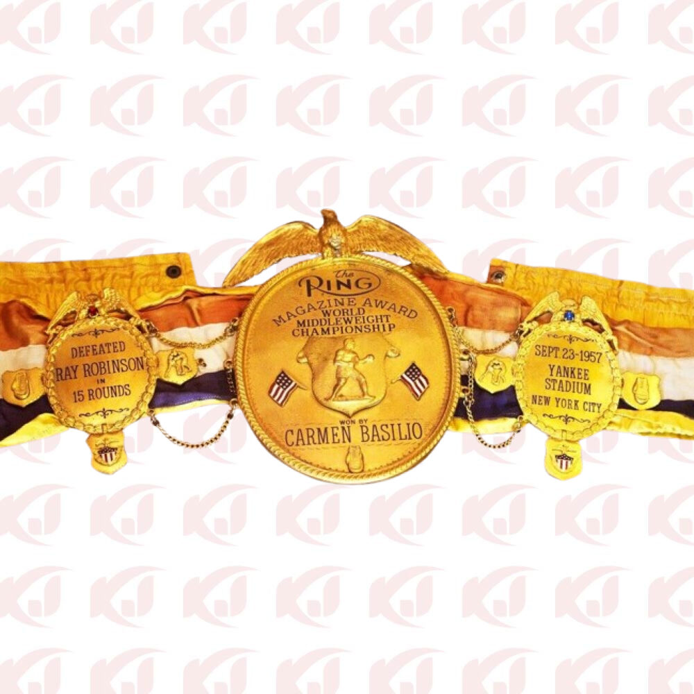 Carmen Basilio, 3D CNC Magazine Belt World Championship of Middleweight Boxing