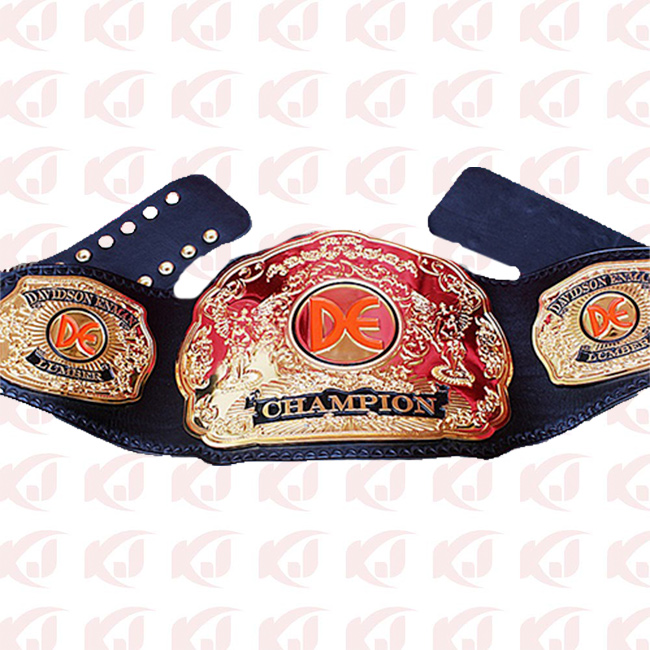 DE LUMBER GOLD Championship Belt for Wrestling