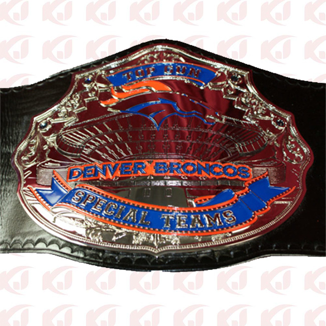 Denver Broncos' championship belt from Top Gun