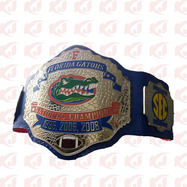 University of Florida Gators Championship Belt National Champions 1996Ã¢â‚¬â€œ2006Ã¢â‚¬â€œ2008