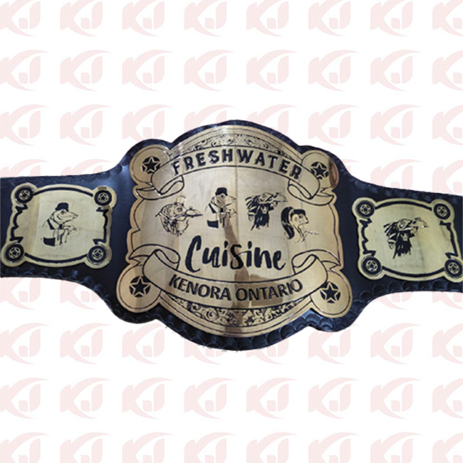 Custom Fresty Water Cuisine Championship Belt Replica