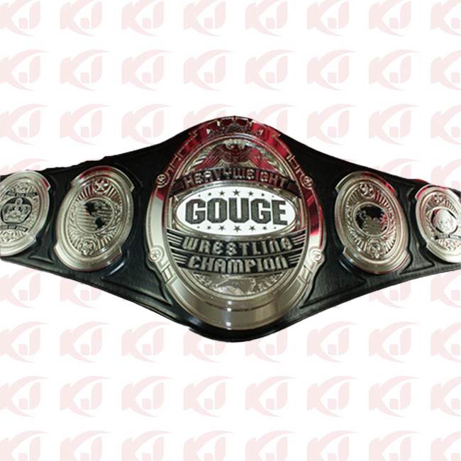 Champion belt for the Gouge Heavyweight Wrestling Title