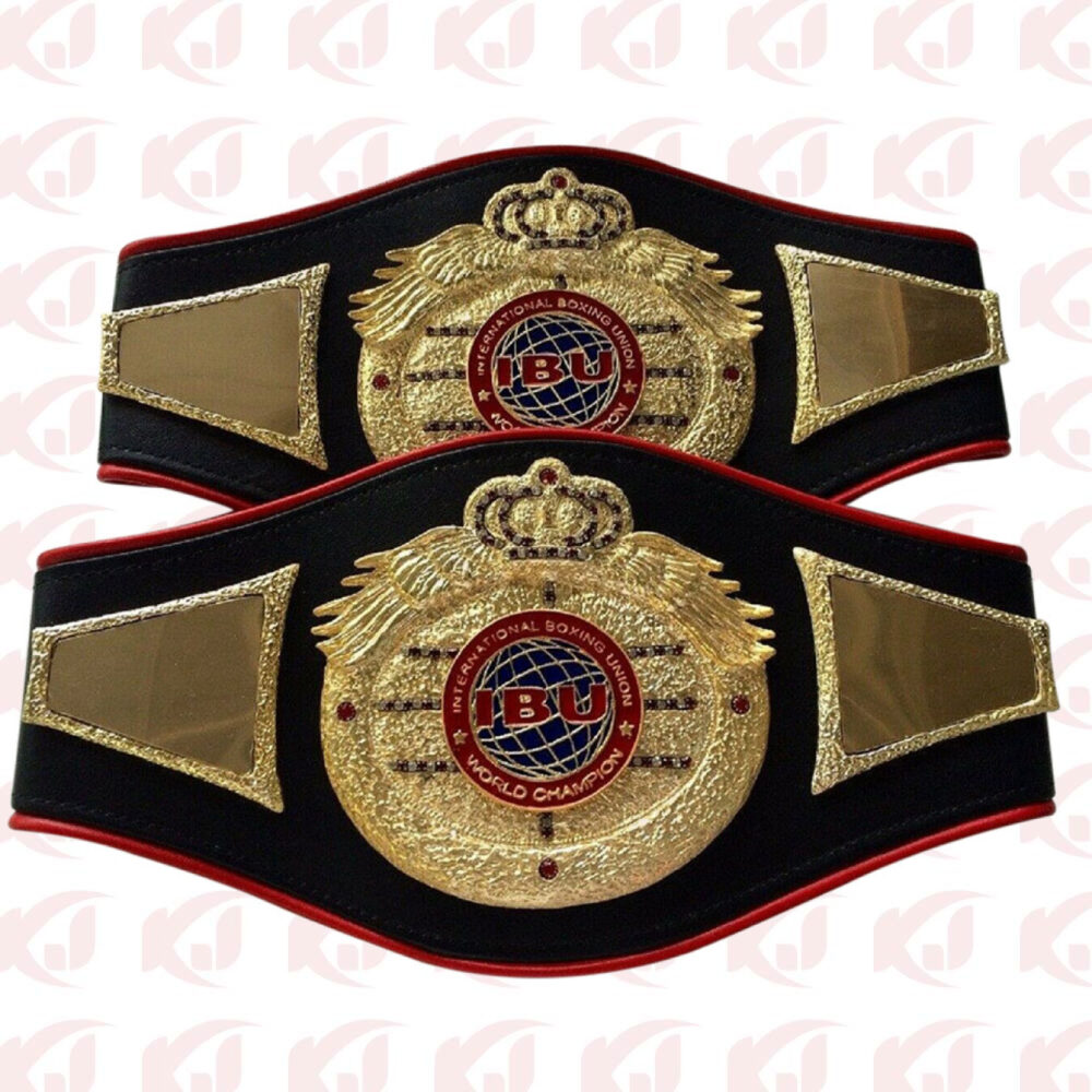 IBU INTERNATIONAL BOXING UNION Title Belt