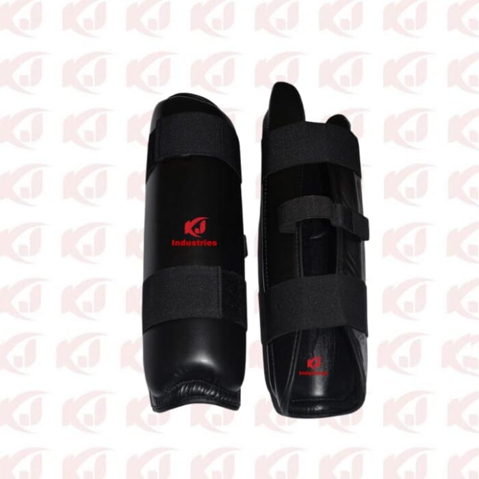 KJ PU Shin Pads Black