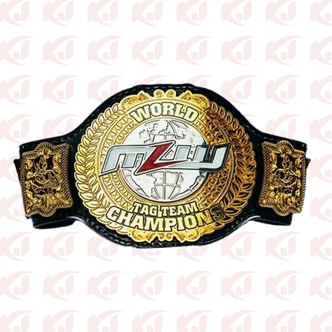 Belt for the World Tag Team Champions in Major League Wrestling Ross, Von Erichs Marshall