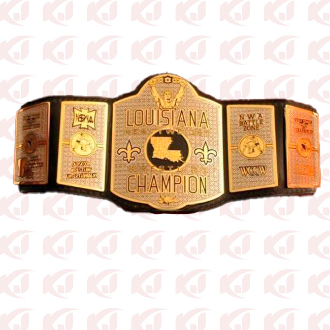 The Old School Wrestling Champion NSWA Louisiana MidSouth Championship Belt