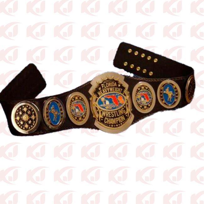 Approximately 1983â€“1987â€“1980s, the NWA Florida Heavyweight Wrestling Champion Belt