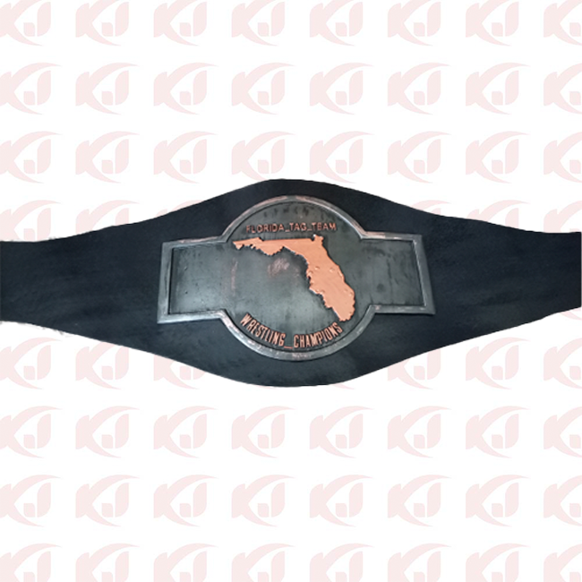 NWA Florida Championship Belt for Tag Teams Champion of Florida Underground Wrestling