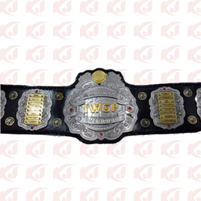 The new championship belt for IWGP JR wrestling