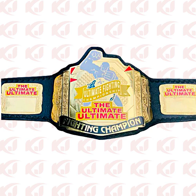 The replica of the old BMF Ultimate Fighting Championship belt