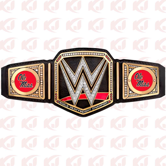 WWE Championship Replica Title Belt for Ole Miss Rebels