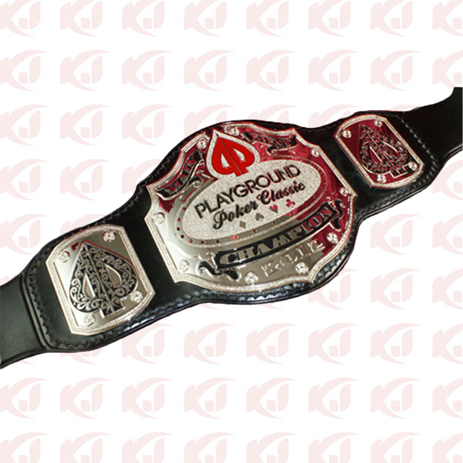 The Main Event Championship Belt at Poker Playground