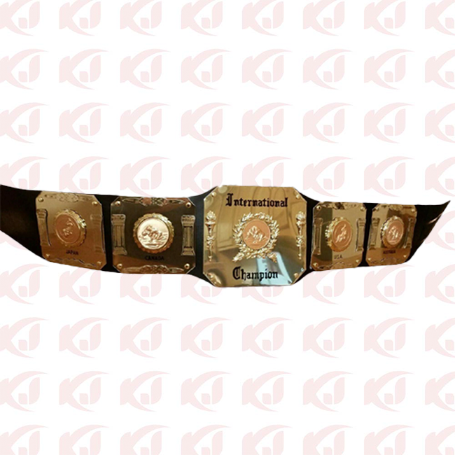 Randy Savage Macho Man International Champion Belt for POFFO-style wrestling in the ICW