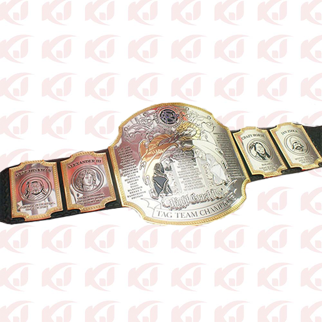 Delaware Field Mars Pro Wrestling Championship Belts for Right Coast Pro Tag Teams