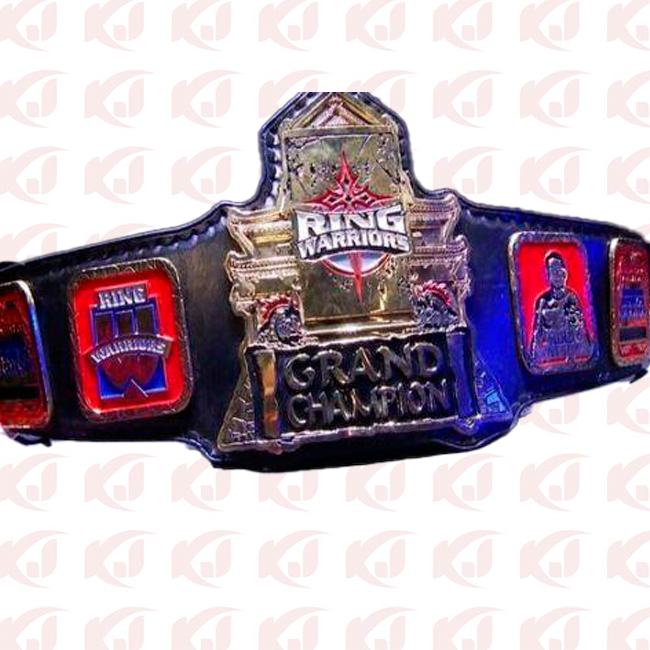 Grand Champion Belt of Ring Warriors American Professional Wrestling's Bruce Santee