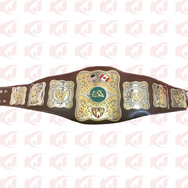 NWA North American Heavyweight Wrestling Champion Belt - Stampede Wrestling