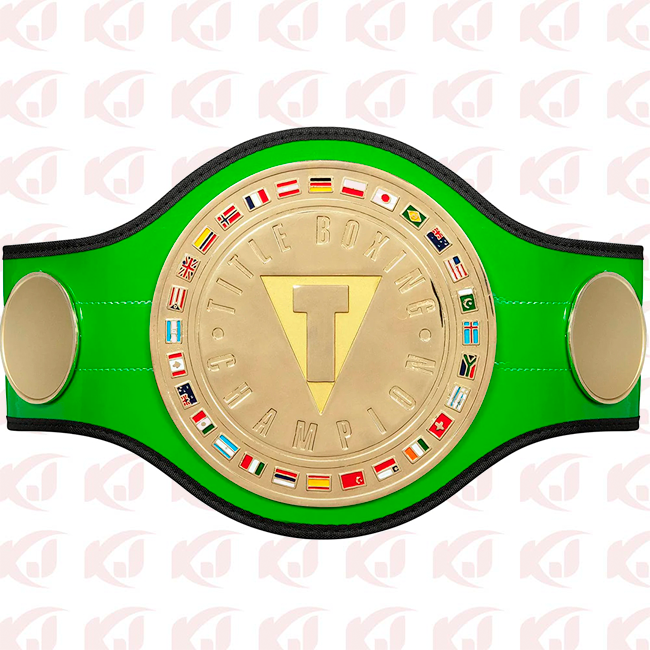 TITLE: Championship Belt for Boxing Green Belt