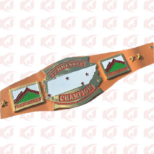 Champion Belt Heavy Weight DLine Sack Wrestling Tennessee Heavyweight Title