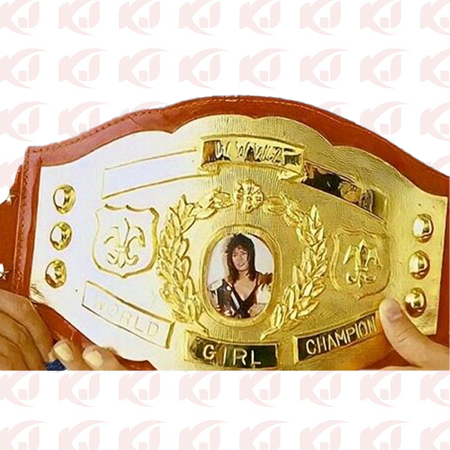 Jaguar Yokota WWWA All Japan Womens Pro Wrestling World Single Champion Belt