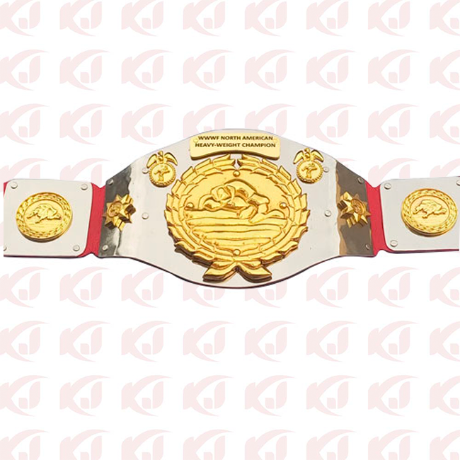 WWWF Heavyweight Wrestling Champion Belt for North America