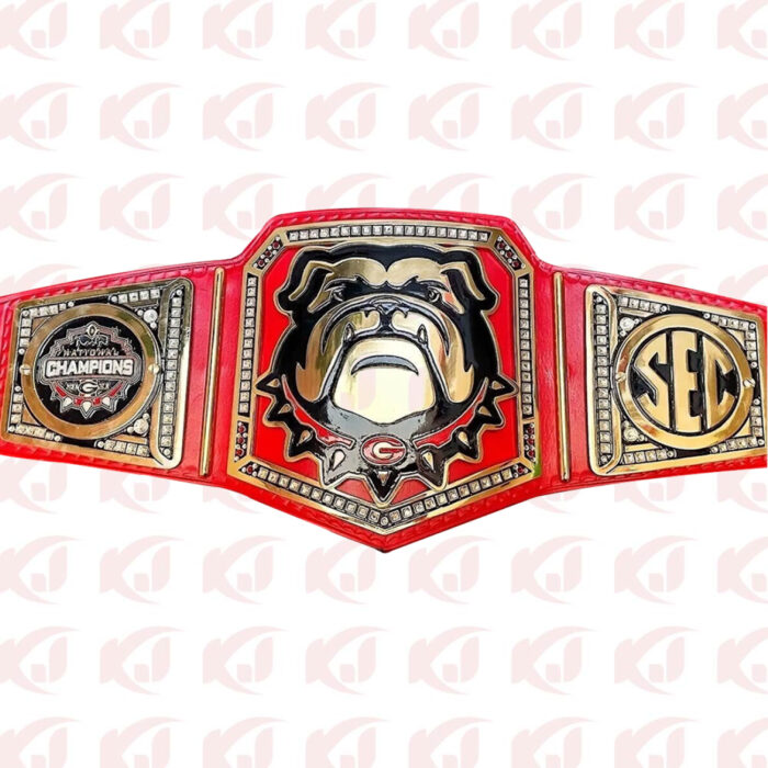 Title Belt Replacement for the Georgia Bulldogs National Customised Championship 3.